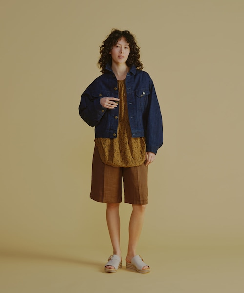 URBAN RESEARCH ROSSO（アーバンリサーチロッソ）の「『別注』Lee101×ROSSO　SHORT JACKET（デニムジャケット・レディース・ONE WASH/MEDIUMUSED・Short）」の4枚目の写真