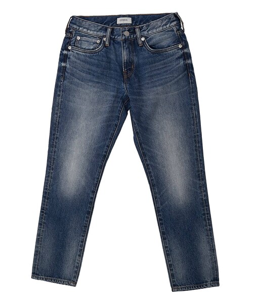 COTORICA（コトリカ）の「SLIM TAPERED 71 G/BRN C/O cut（デニムパンツ・レディース・ブルー/アイスブルー/インディゴ/ネイビー・24/25/26/27/28）」の5枚目の写真