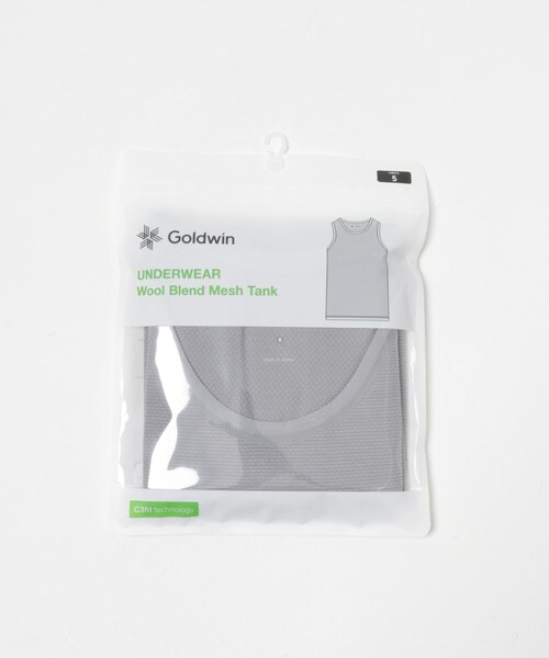 URBAN RESEARCH（アーバンリサーチ）の「GOLDWIN　WOOL BLEND MESH TANK（タンクトップ・メンズ・BK/ST・3/5）」の12枚目の写真