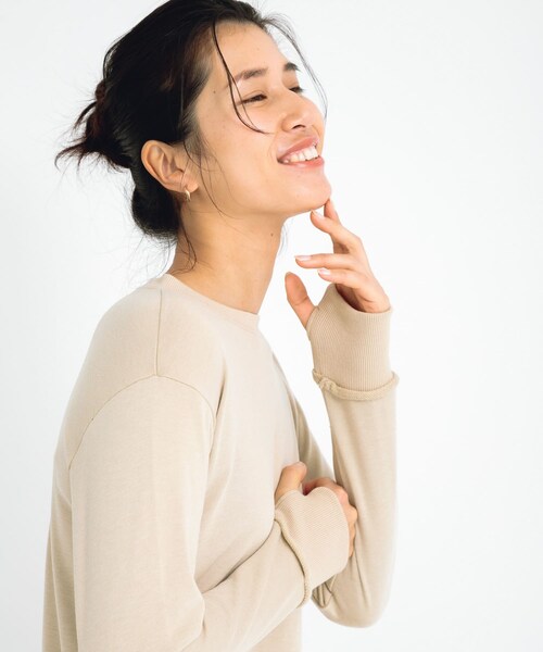 URBAN RESEARCH Sonny Label（アーバンリサーチサニーレーベル）の「SLAB　Sweat Comfort One-Piece（ワンピース・レディース・チャコール/グレージュ・FREE）」の20枚目の写真
