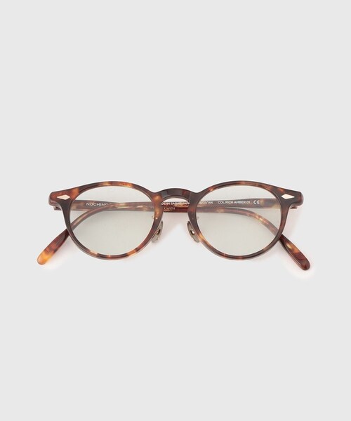 ADAM ET ROPE'（アダムエロペ）の「【NOCHINO OPTICAL/ノチノオプティカル】TSUKUYOMI（メガネ・メンズ・ブラック/ダークブラウン・F）」の2枚目の写真