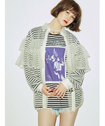 jouetie | シアーフリルオーバーシャツ(シャツ/ブラウス)