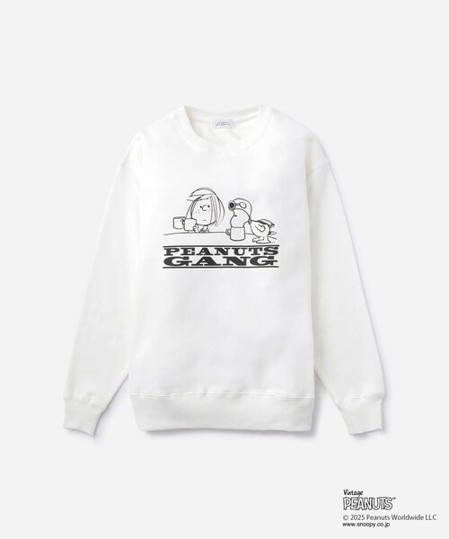 Saturdays NYC(サタデーズ ニューヨークシティ )の「PEANUTS x Saturdays NYC Gang Crew Sweatshirt(スウェット・レディース・ホワイト・L/M/XL)」の4枚目の写真