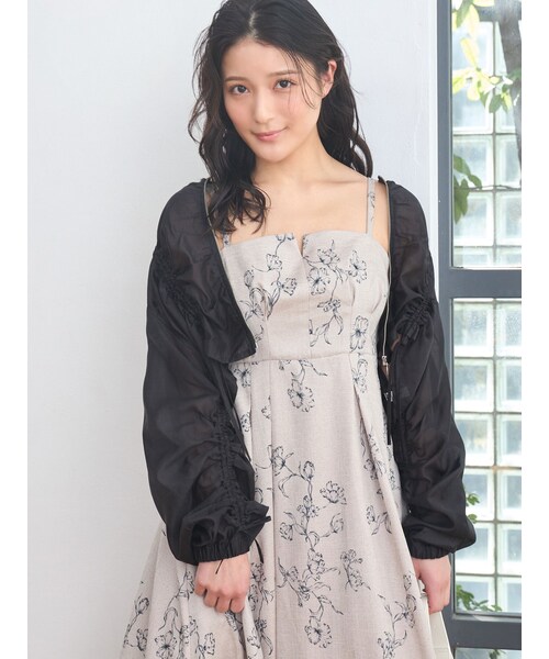 MERCURYDUO（マーキュリーデュオ）の「シアードロストブルゾン（ブルゾン・レディース・チャコールグレー・F）」の8枚目の写真