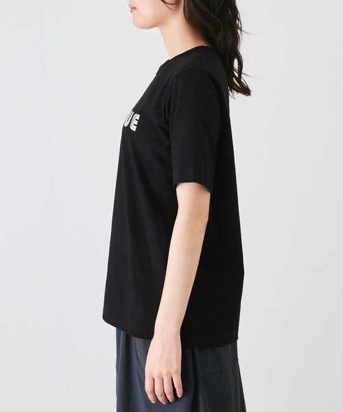 Jayro（ジャイロ）の「メタリックロゴプルオーバー（Tシャツ/カットソー・レディース・ブラック/ホワイト系・M）」の21枚目の写真