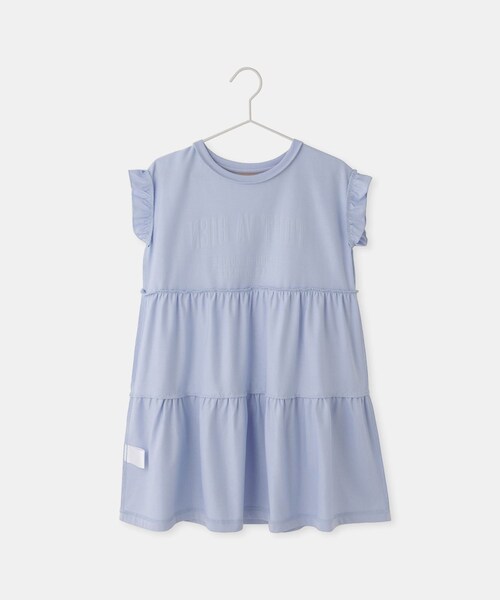 ROPE' PICNIC（ロペピクニック）の「【KIDS/キッズ】ティアードロゴカットソーワンピース/接触冷感（ワンピース・キッズ・ブラック/サックス・L/M/S）」の14枚目の写真