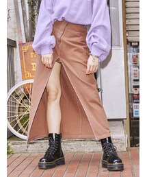 jouetie | カラーステッチフロントスリットスカパン(その他パンツ)