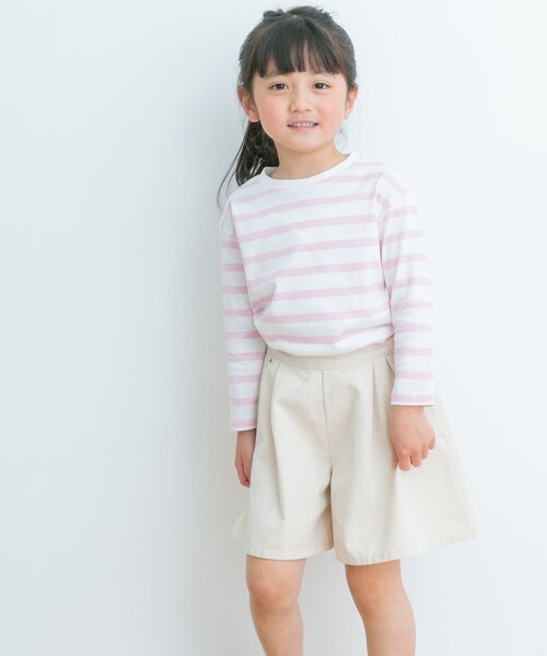 URBAN RESEARCH DOORS(アーバンリサーチドアーズ)の「『親子リンク』ボーダーワイドプルオーバー(KIDS)(その他トップス・キッズ・NVY/PINK/BLUE・105/120/135/150)」の10枚目の写真