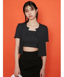 EMODA | コンパクトカーディガンツインセット(アンサンブル)