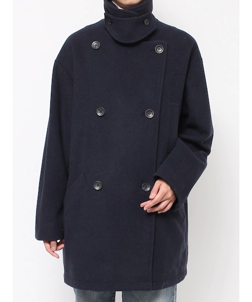 Ungrid（アングリッド）の「ハイネックミドル丈コート（その他アウター・レディース・アイボリー/ネイビー/イエロー・S/M）」の11枚目の写真