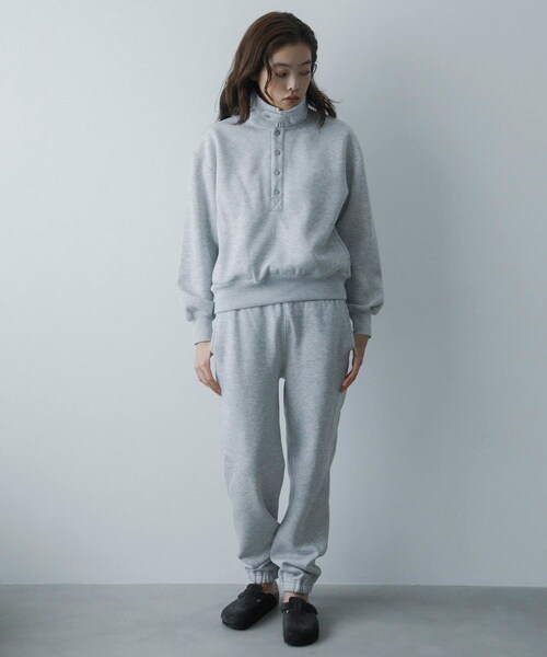 URBAN RESEARCH(アーバンリサーチ)の「DAIWA PIER39 Ws TECH SWEAT SNAP PULLOVER(スウェット・レディース・BLACK/H GRAY・FREE)」の10枚目の写真