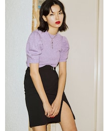 jouetie | パワーショルダーハイネックニット(ニット/セーター)