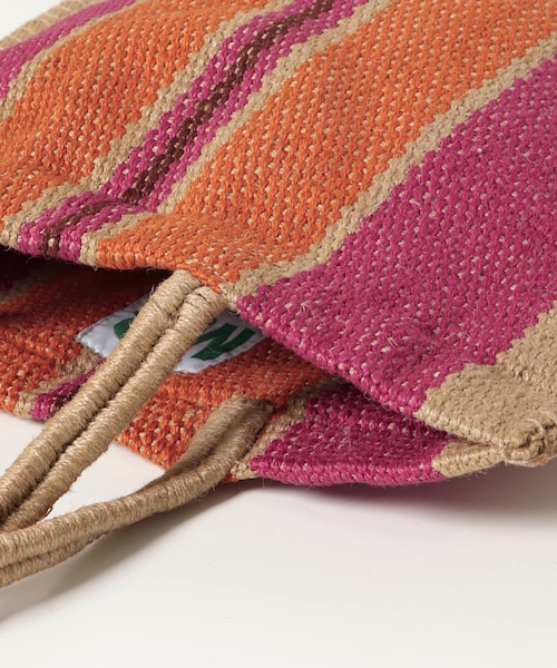 KBF（ケイビーエフ）の「MAISON BENGAL　NEW JUTE PORESH BAG（トートバッグ・レディース・ORANGE/ROYAL/BROWN・FREE）」の10枚目の写真
