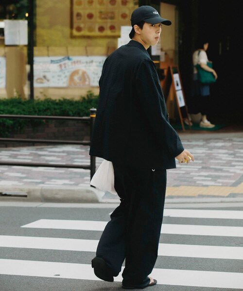 URBAN RESEARCH(アーバンリサーチ)の「『別注』NEAT×URBS DOT'S SEERSUCKER WIDE(その他パンツ・メンズ・BLACK/BROWN・44/46/48/50)」の8枚目の写真