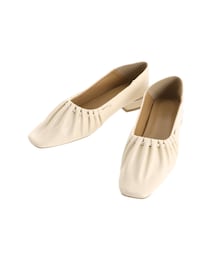 MERCURYDUO | ギャザーデザインバブーシュ(パンプス)