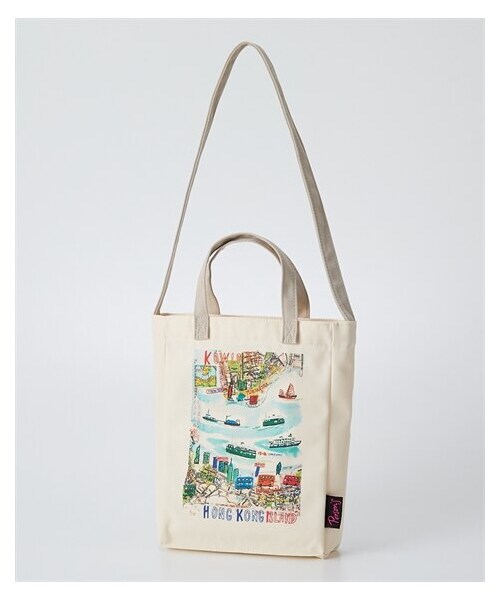 nissen（ニッセン）の「PERSONS'S（パーソンズ） シンプルキャンバス2WAYショルダーバッグ（ショルダーバッグ・メンズ・PINK/BEIGE/GREY・Y）」の2枚目の写真