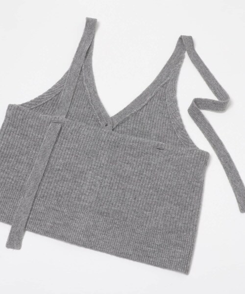 KBF（ケイビーエフ）の「2WAYニットビスチェ（その他トップス・レディース・RED/GRAY・One）」の14枚目の写真