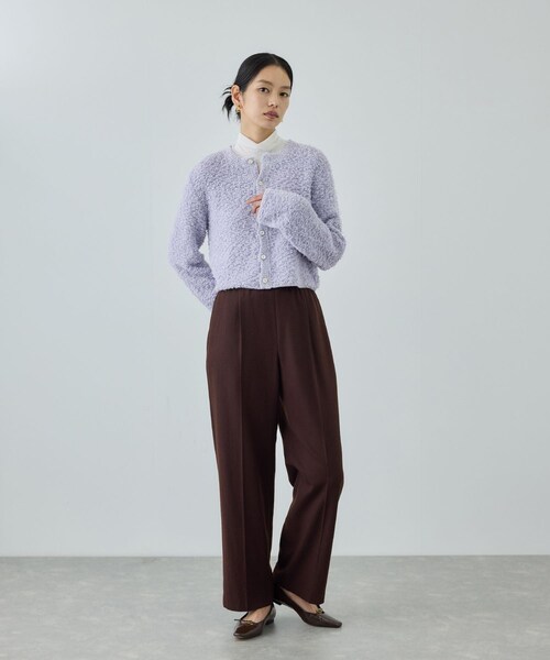 ROPE'（ロペ）の「【COOHEM(コーヘン)】 COTTON FANCY YARN KNIT CARDIGAN（カーディガン/ボレロ・レディース・キナリ/ベージュ系/ラベンダー系・F）」の15枚目の写真