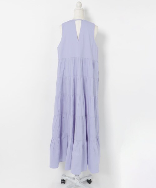 THE GOODLAND MARKET（ザグッドランドマーケット）の「FANAKA　Poplin tiered dress（ワンピース・レディース・58BRN/BLACK/024BLU・FREE）」の18枚目の写真