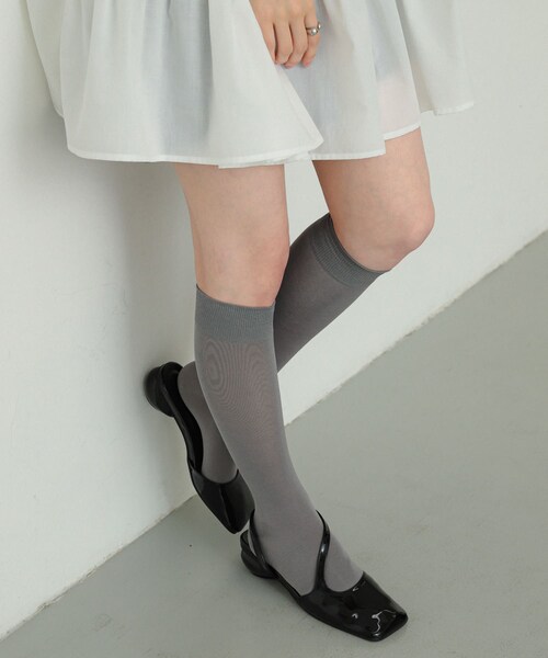 SENSE OF PLACE by URBAN RESEARCH（センスオブプレイスバイアーバンリサーチ）の「ハイソックス（その他・レディース・IVORY/GRAY・One）」の11枚目の写真