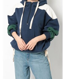 Ungrid | 【Ca】カラーブロッキングフーディー(パーカー)