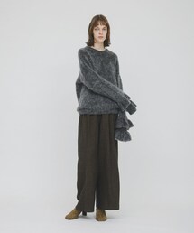 LAATO | straight wide tuck pants(その他パンツ)
