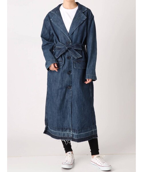 COTORICA（コトリカ）の「FRIDA DENIM COAT（その他アウター・レディース・ブルー・XS/S）」の3枚目の写真