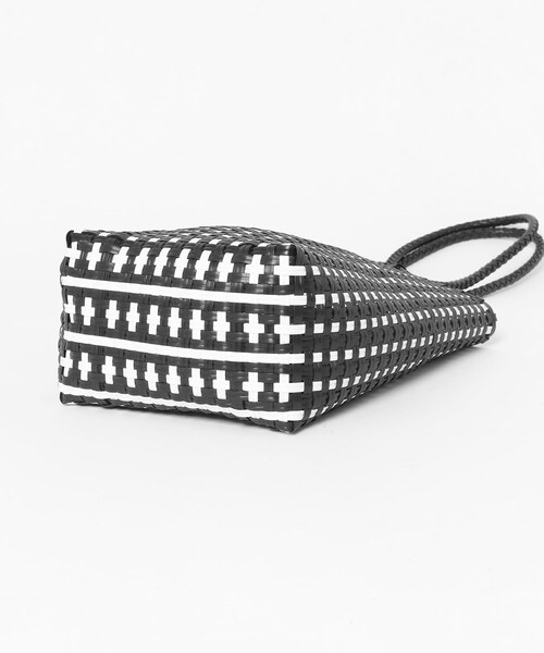 URBAN RESEARCH Sonny Label（アーバンリサーチサニーレーベル）の「メルカドトートバッグ（トートバッグ・レディース・ブラック×オフ/ブラック/ホワイト・one）」の20枚目の写真