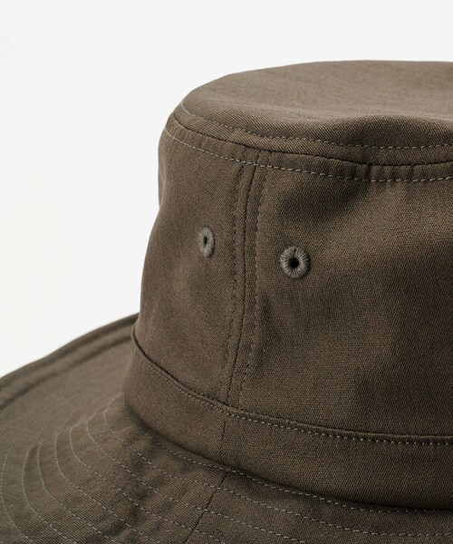 ADAM ET ROPE'(アダムエロペ)の「【KIJIMA TAKAYUKI(キジマ タカユキ)】DRY TWILL OVERSIZED SAFARI HAT(ハット・レディース・ベージュ/カーキ・F)」の6枚目の写真