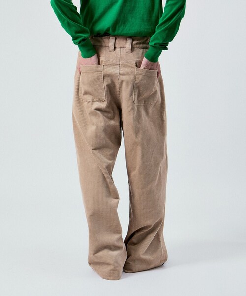 ADAM ET ROPE'(アダムエロペ)の「2WAY WAIST GATHER CORD PANTS UNISEX (SETUP対応)(その他パンツ・レディース・ダークブラウン/ベージュ/ネイビー・36/38/40/42)」の16枚目の写真