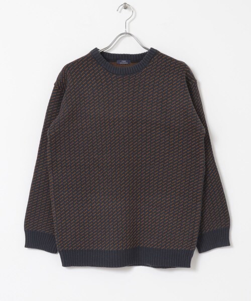 ITEMS URBANRESEARCH(アイテムズ アーバンリサーチ)の「マシンウォッシャブル バーズアイ クルーニット(ニット/セーター・メンズ・BEG/NVY/BLK・M/L)」の21枚目の写真
