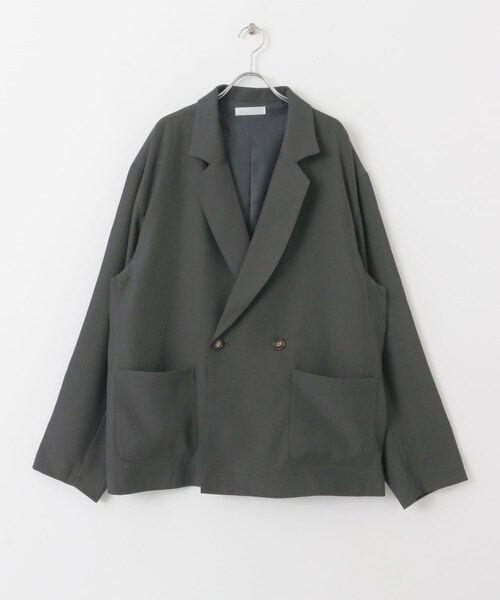 SENSE OF PLACE by URBAN RESEARCH（センスオブプレイスバイアーバンリサーチ）の「ダブルルーズジャケット（テーラードジャケット・メンズ・BEIGE/GRAY・M/L）」の17枚目の写真
