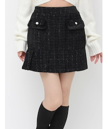 EATME | ツイードプリーツスカート(スカート)
