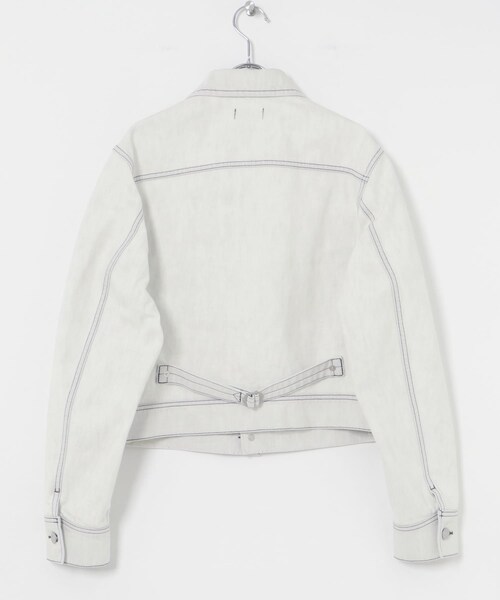 URBAN RESEARCH(アーバンリサーチ)の「Nomat Mini Trucker Jacket(デニムジャケット・レディース・IvoryWhite・1)」の6枚目の写真