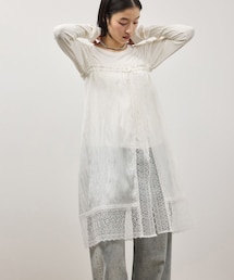 ADAM ET ROPE' | 【サステナブル】レースワンピーススカート(スカート)