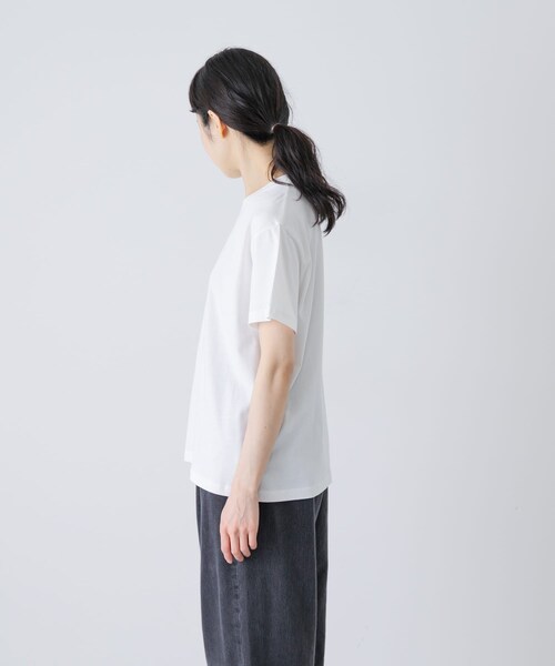 かぐれ(カグレ)の「STUDIO NICHOLSON MARINE(Tシャツ/カットソー・レディース・OFF WHITE/GREY MARL/D NAVY・10)」の12枚目の写真