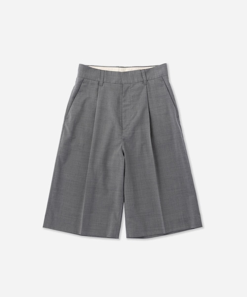 Saturdays NYC(サタデーズ ニューヨークシティ )の「Kim Pleated Shorts | WOMEN(その他パンツ・レディース・グレー/ネイビー・L/M/S)」の1枚目の写真