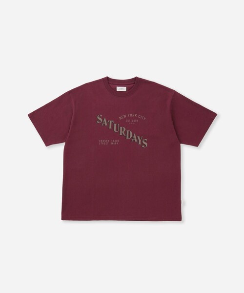 Saturdays NYC（サタデーズ ニューヨークシティ ）の「Saturdays TM Standard SS Tee（Tシャツ/カットソー・レディース・オフホワイト/ネイビー/ワイン・L/M/S/XL/XS）」の22枚目の写真