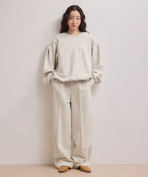 ADAM ET ROPE' | 【WEB限定】スウェットワイドスラックス(スラックス)