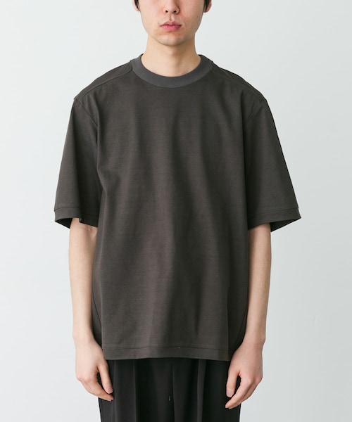 URBAN RESEARCH DOORS(アーバンリサーチドアーズ)の「STILL BY HAND HALF SLEEVE SWEAT T-SHIRTS(Tシャツ/カットソー・メンズ・PINK BEIGE/WHITE/B.CHARCOAL/BLACK・46/48/50)」の3枚目の写真