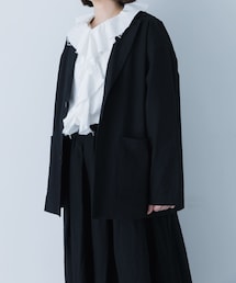 『ユニセックス』コットンテーラードジャケット