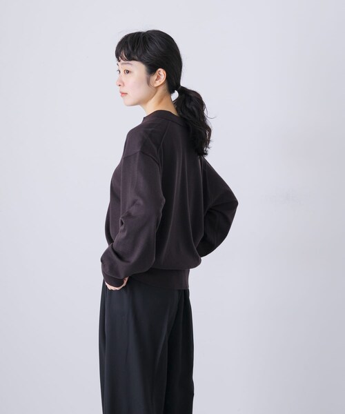 かぐれ（カグレ）の「ウールポロニットカーディガン（カーディガン/ボレロ・レディース・RED/BROWN/BLACK・Free）」の18枚目の写真