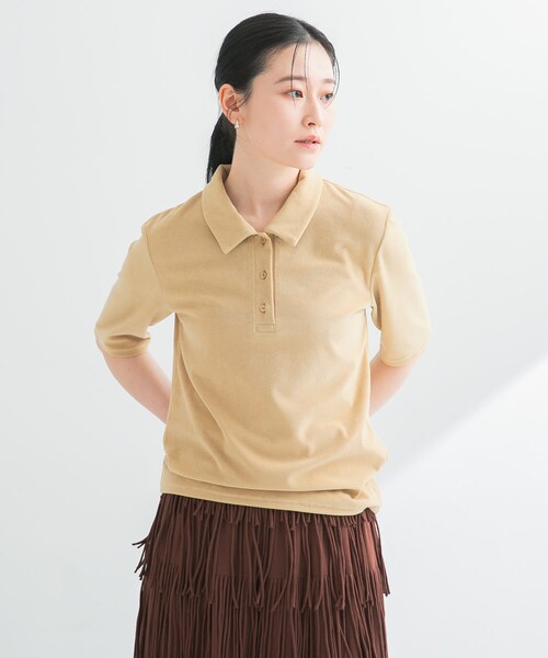 URBAN RESEARCH(アーバンリサーチ)の「パイルポロ衿カットソー(Tシャツ/カットソー・レディース・GRAY/YELLOW・FREE)」の19枚目の写真