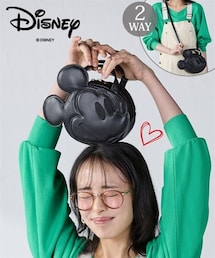 ミッキー　フェイスデザイン２WAYショルダーバッグ