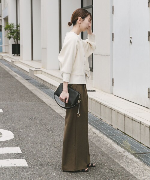 ITEMS URBANRESEARCH(アイテムズ アーバンリサーチ)の「針抜きドルマンカーディガン(カーディガン/ボレロ・レディース・L.YEL/BLK/OFF・Free)」の10枚目の写真