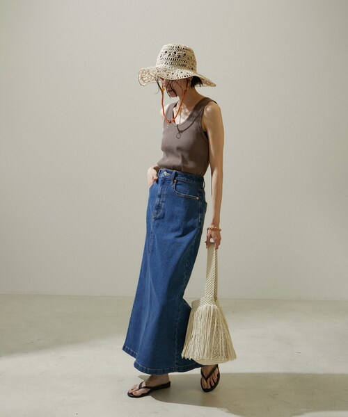 ADAM ET ROPE'（アダムエロペ）の「【La Maison de Lyllis（メゾンドリリス）】HATKEEPER（ネックレス・レディース・ホワイト系/ブラウン系/キャメル・F）」の11枚目の写真