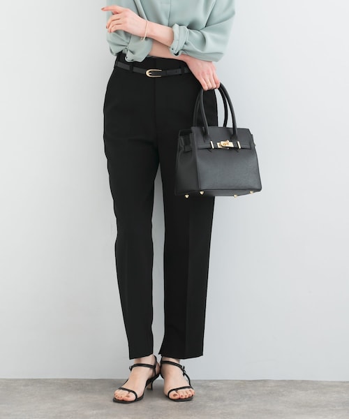 URBAN RESEARCH ROSSO（アーバンリサーチロッソ）の「ストレッチツイルスティックパンツ（その他パンツ・レディース・BLACK/WHITE・34/36/38）」の2枚目の写真