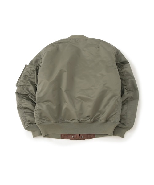 ADAM ET ROPE'（アダムエロペ）の「【BAL/バル】SPIEWAK DOUBLE ZIP BOMBER JACKET（MA-1・メンズ・ブラック/カーキ・2/3）」の16枚目の写真