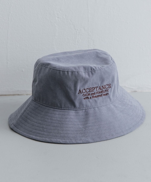 SENSE OF PLACE by URBAN RESEARCH（センスオブプレイスバイアーバンリサーチ）の「ピーチキモウロゴシシュウバケットハット（ハット・メンズ・BLACK/L.BROWN/BLUE・one）」の3枚目の写真