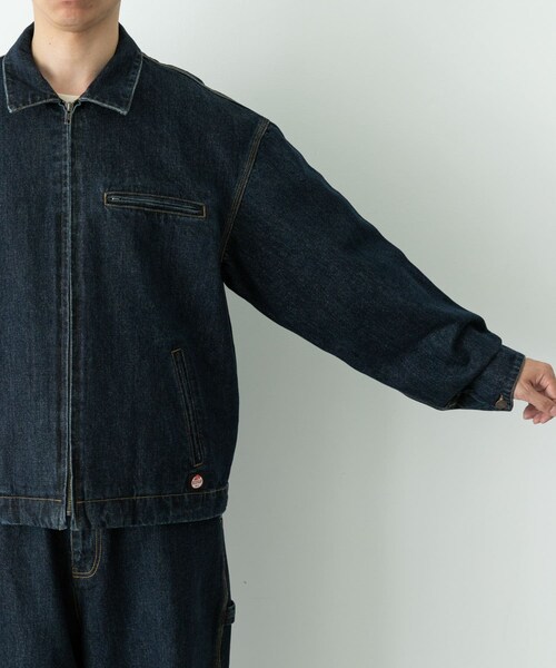 URBAN RESEARCH Sonny Label（アーバンリサーチサニーレーベル）の「『別注』RED KAP×Sonny Label　デニムジップブルゾン（デニムジャケット・メンズ・インディゴ/ワンウォッシュ・M/L）」の12枚目の写真